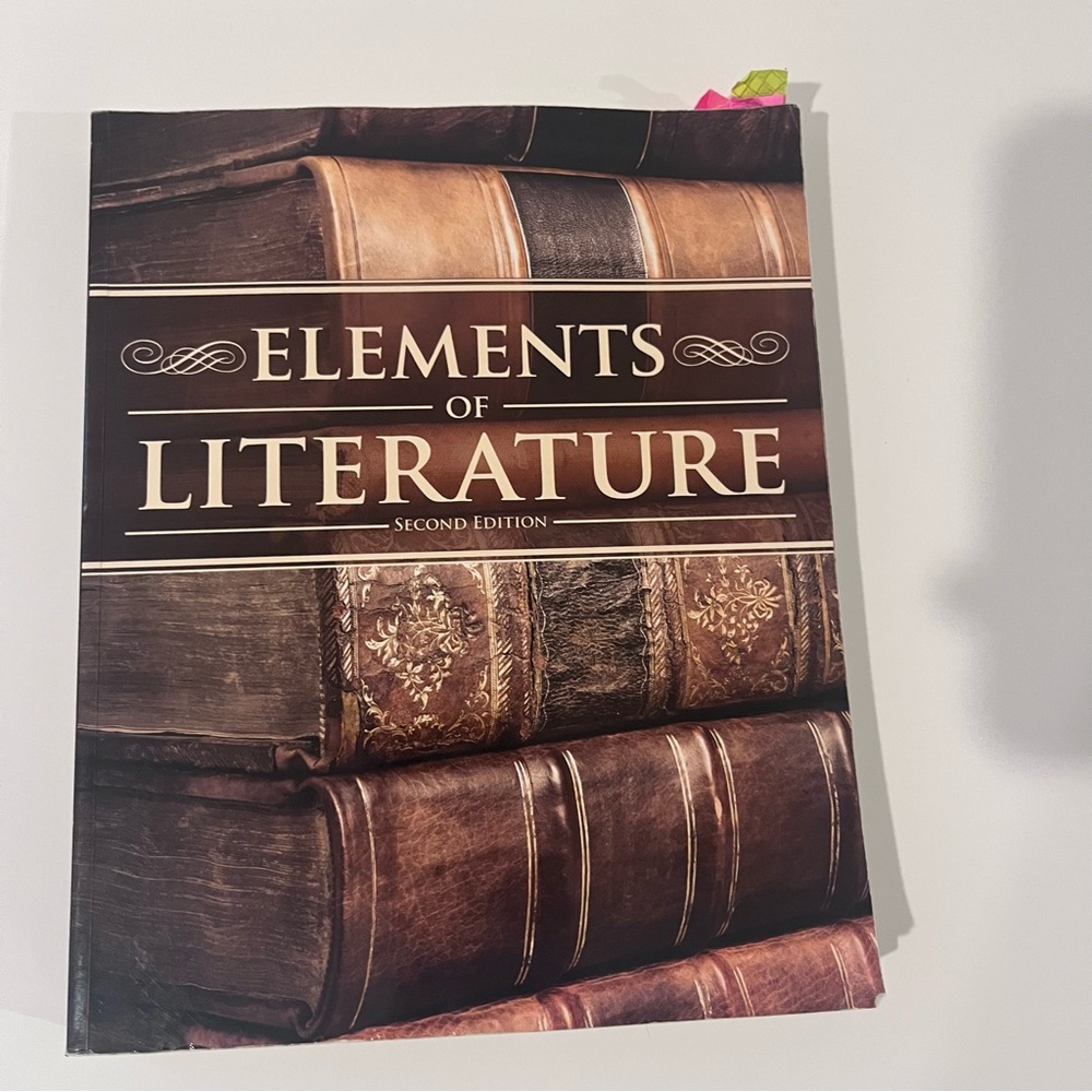 BJU Elements of Literature 2nd edition textbook